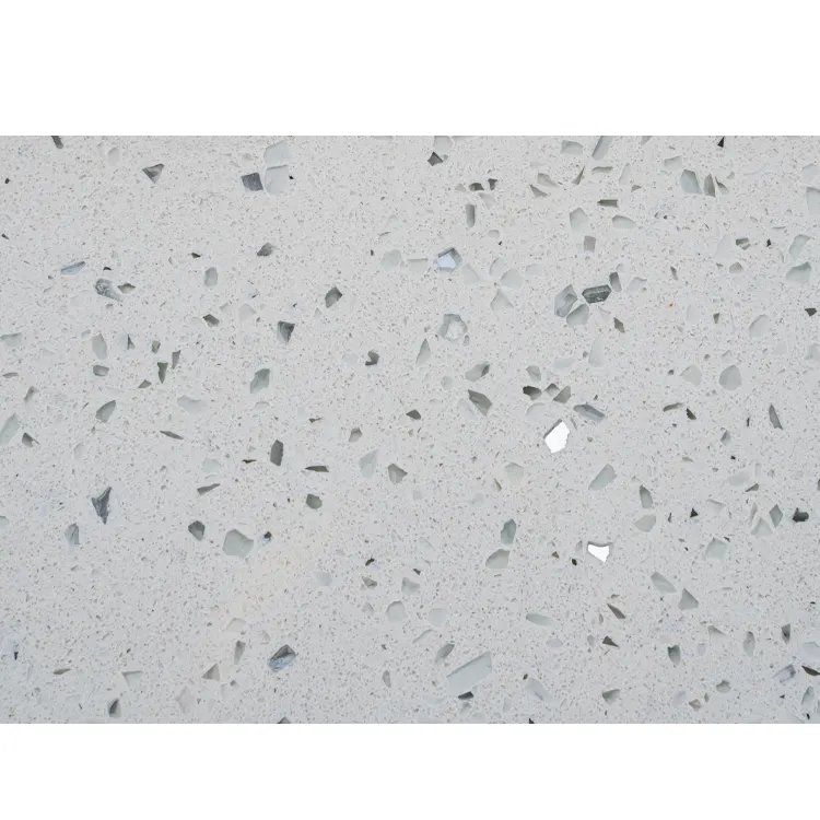 White Engineered Quartz Slab 3200x1600mm product sample