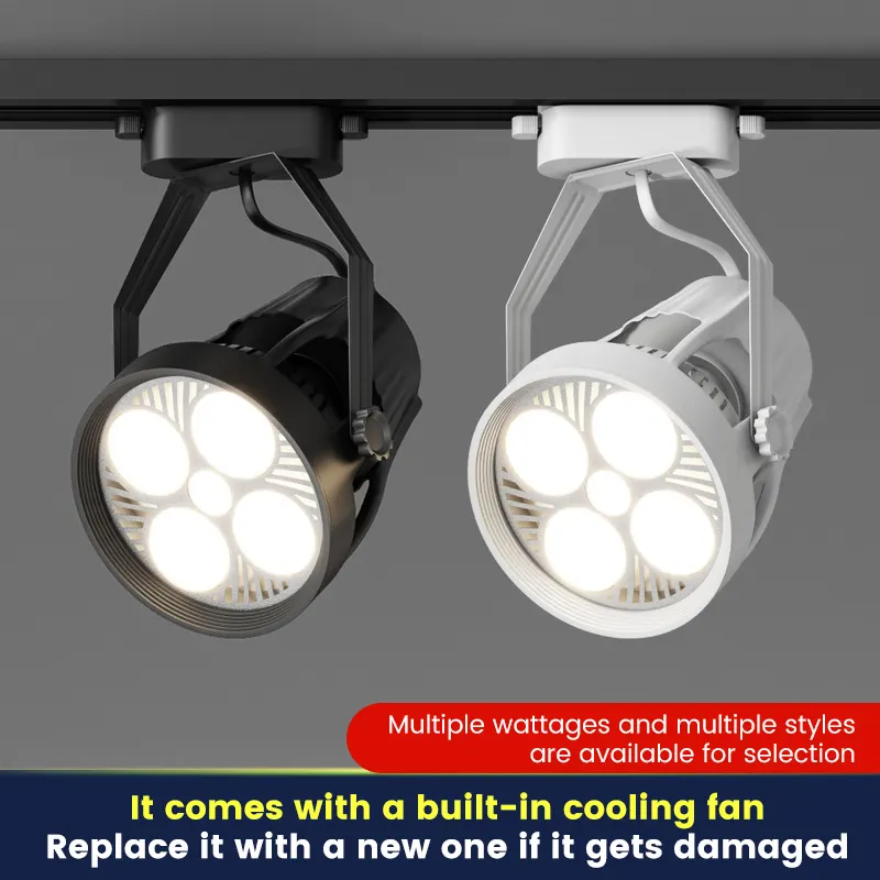 Adjustable LED Track Spotlight 25-45W