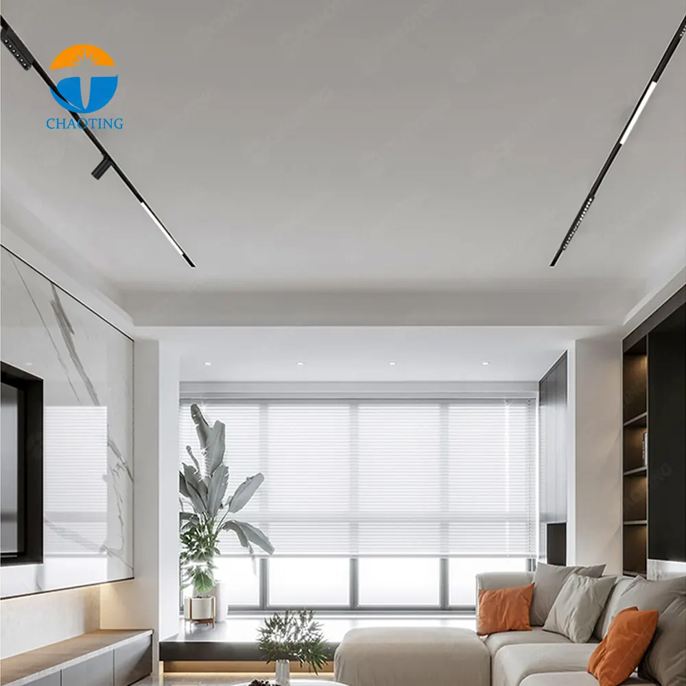 Recessed Aluminum Magnetic LED Track Spotlight 12-24W 48V product sample