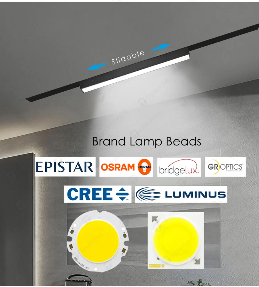 Tuya Smart Dimmable Magnetic LED Track Lighting System 10-40W