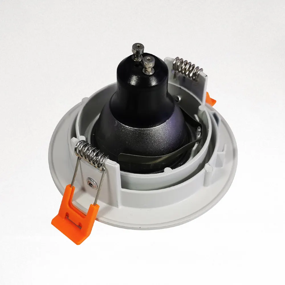 Anti-Glare Recessed Downlight Housing Black/White MR16/GU10 IP54 90mm