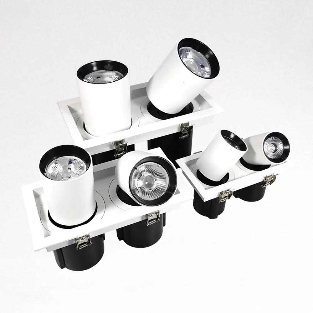 Adjustable Recessed Round COB LED Downlight 10/18W IP20