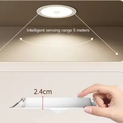 Motion-Sensor Voice-Controlled Smart Surface-Mounted LED Downlight 5-12W