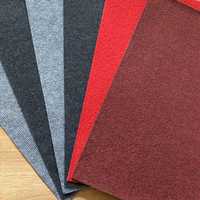 Nonwoven Needle-Punched Ribbed Polyester Floor Carpet