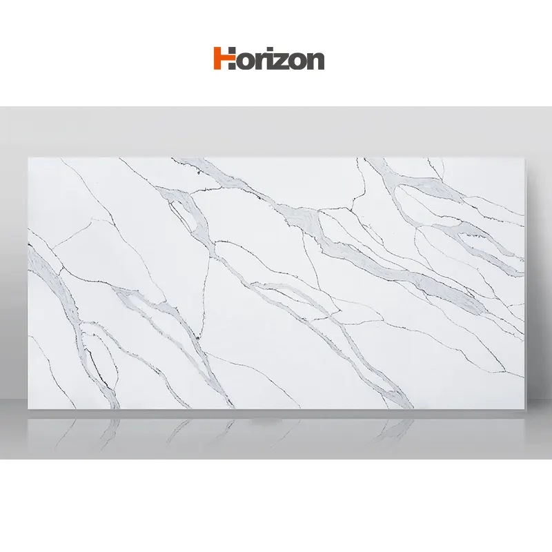 White Engineered Quartz Slab 3200x1600mm