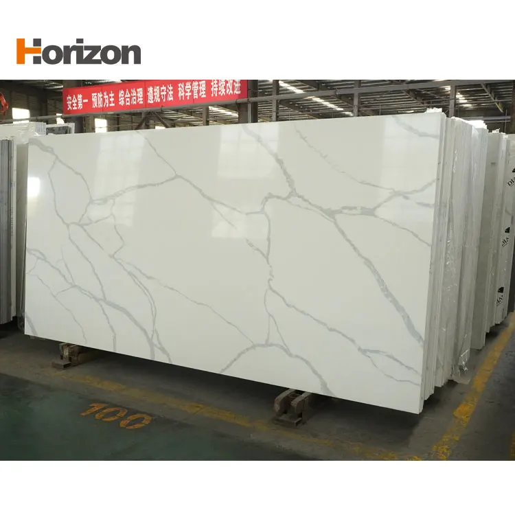White Engineered Quartz Slab 3200x1600mm
