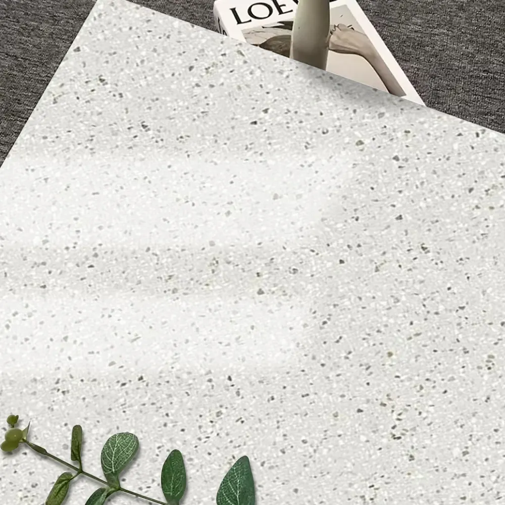 Non-Slip Terrazzo-Look Matte Porcelain Floor Tile 600x600mm