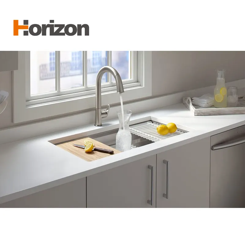 White Engineered Quartz Slab 3200x1600mm