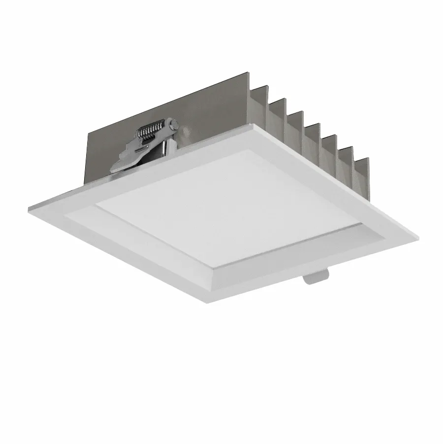 Anti-Glare Recessed Square LED Downlight 9-45W 4in 3CCT Selectable