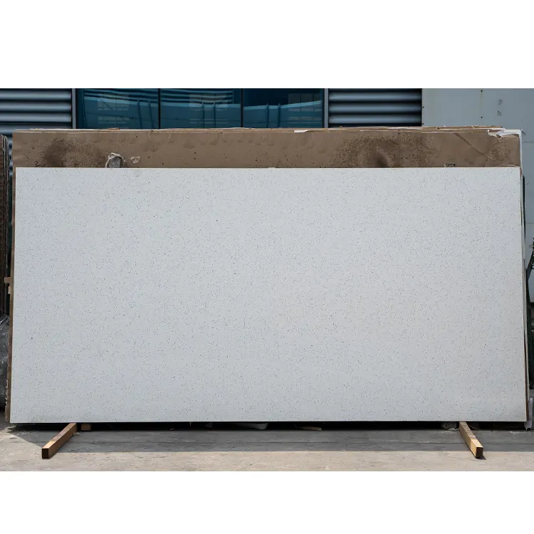 White Engineered Quartz Slab 3200x1600mm