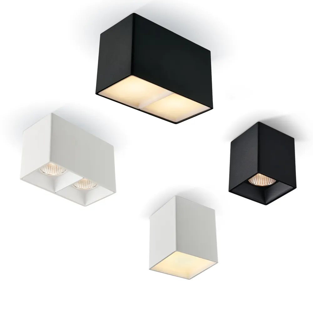 Surface-Mounted Aluminum COB LED Grille Spotlight 10W