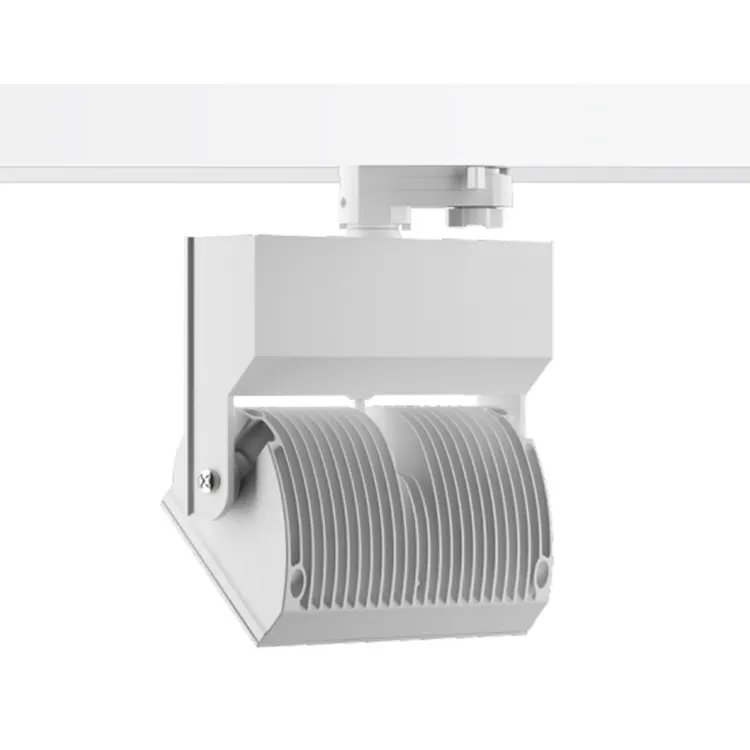 Adjustable Aluminum LED Track Spotlight 20-50W For 4-Wire Track