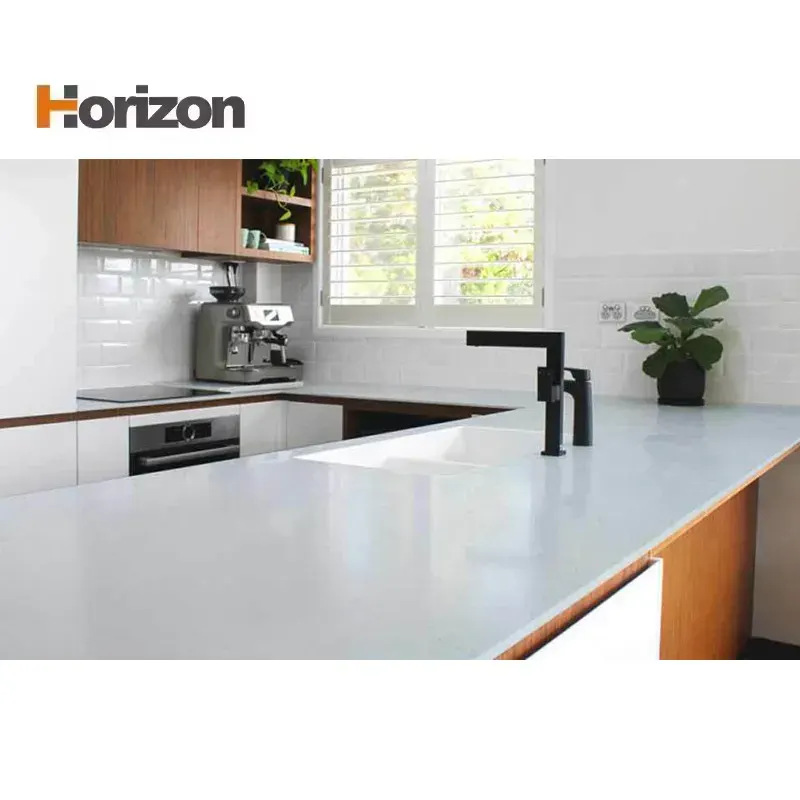 Carrara White Engineered Quartz Slab 3200x1600mm
