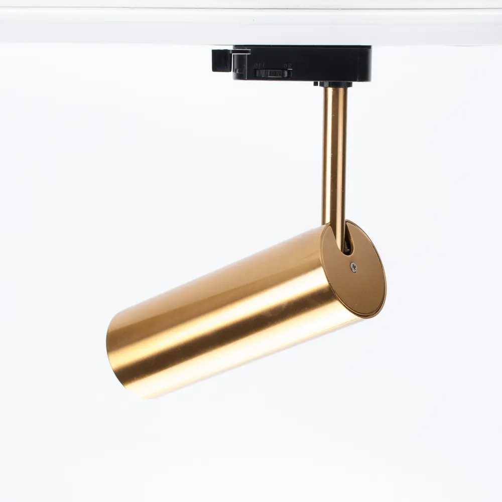 Adjustable Dimmable Aluminum LED Track Spotlight Gold 8-30W 220V