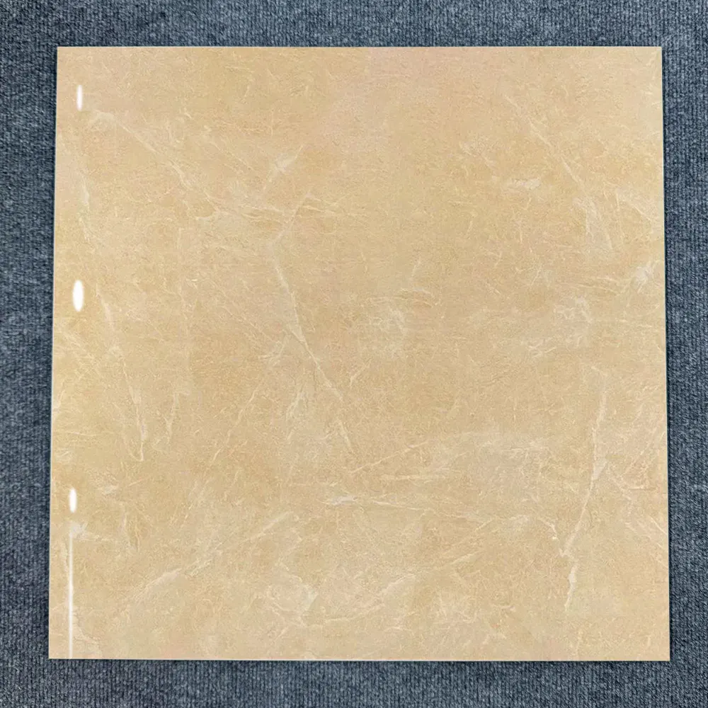 Marble-Look Polished Porcelain Floor Tile 600x600mm