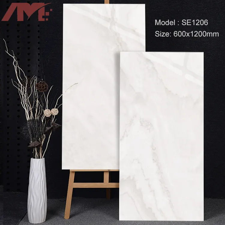 Marble-Look Blue Polished Porcelain Wall And Floor Tile 120x60
