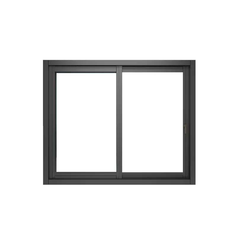 White/Black Aluminum Sliding Window 5+12A+5mm