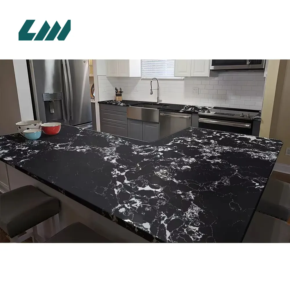 Calacatta Engineered Quartz Slab 3200x1600mm