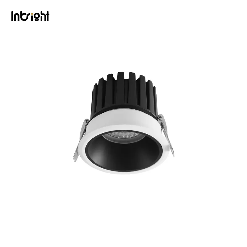 Anti-Glare Adjustable Recessed LED Downlight Black/White 8-25W IP65