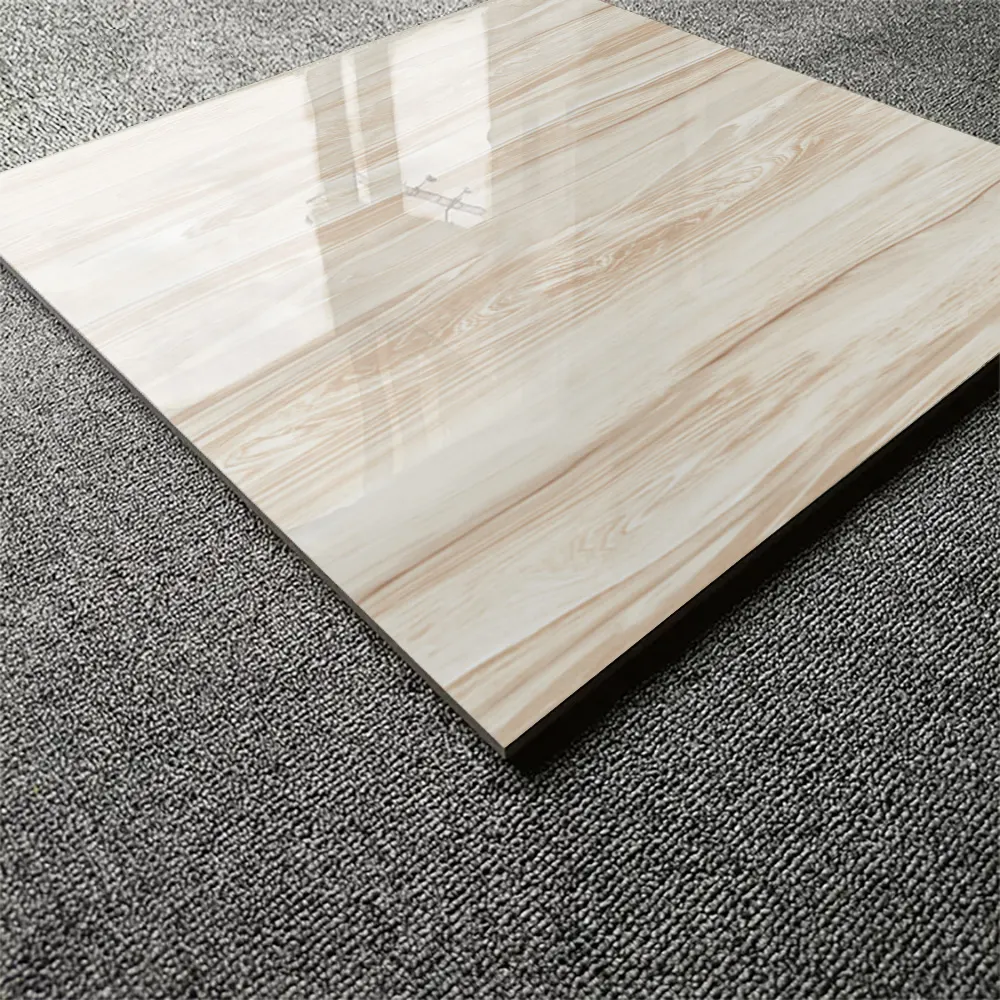 Stone-Look Polished Porcelain Floor Tile 600x600mm
