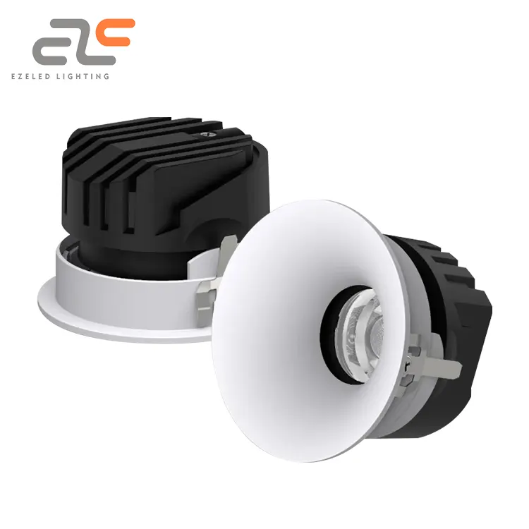 Touch-Controlled Recessed Aluminum LED Downlight 12W