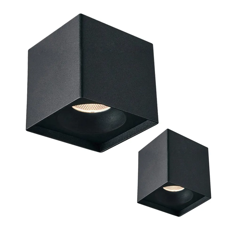 Anti-Glare Rotatable Surface-Mounted Square LED Downlight 7/15W