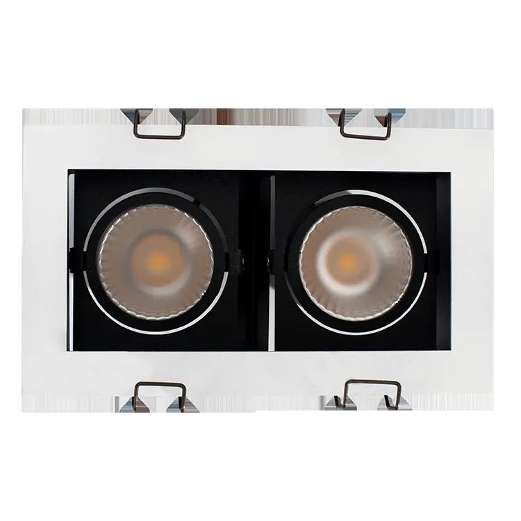 Adjustable Recessed Square LED Grille Spotlight 9-30W