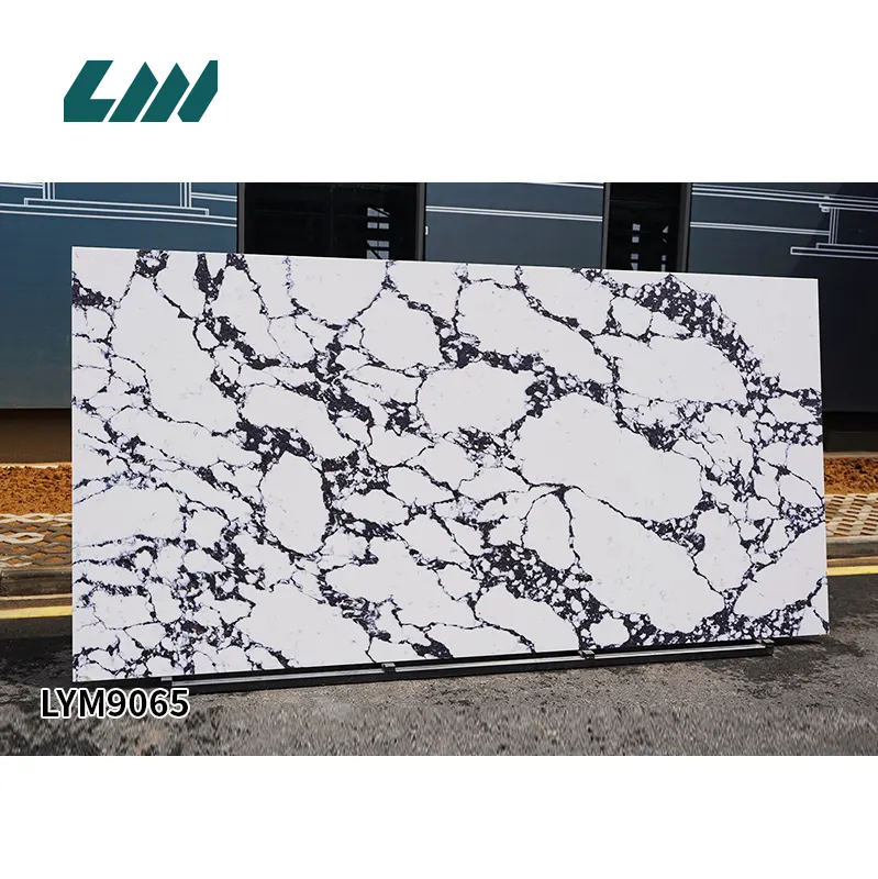 White Engineered Quartz Slab 3200x1600mm