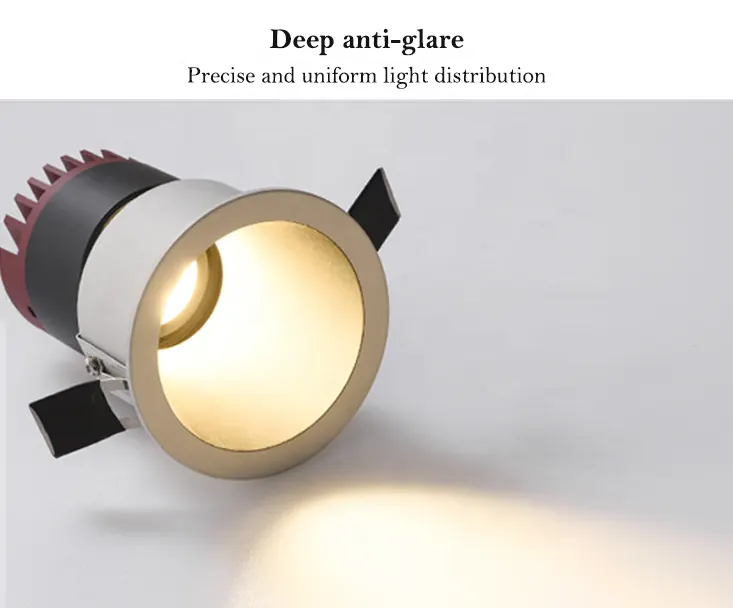 Adjustable Dimmable Recessed LED Downlight 6-25W 60-120m