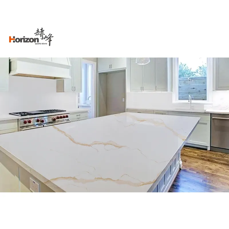 Calacatta Engineered Quartz Slab 3200x1600mm