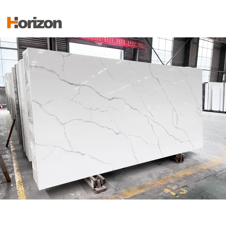 Calacatta Engineered Quartz Slab 3200x1600mm
