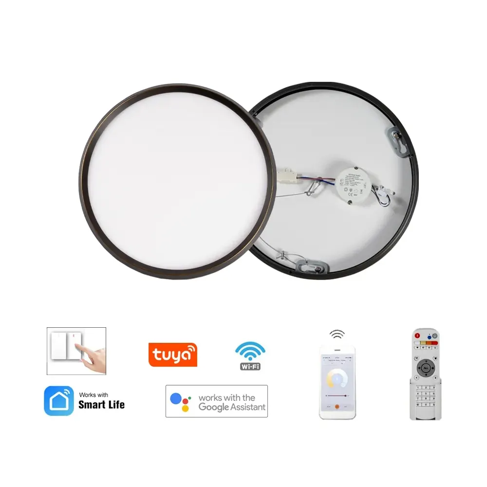 Tuya WiFi Surface-Mounted Round LED Ceiling Light 30-72W