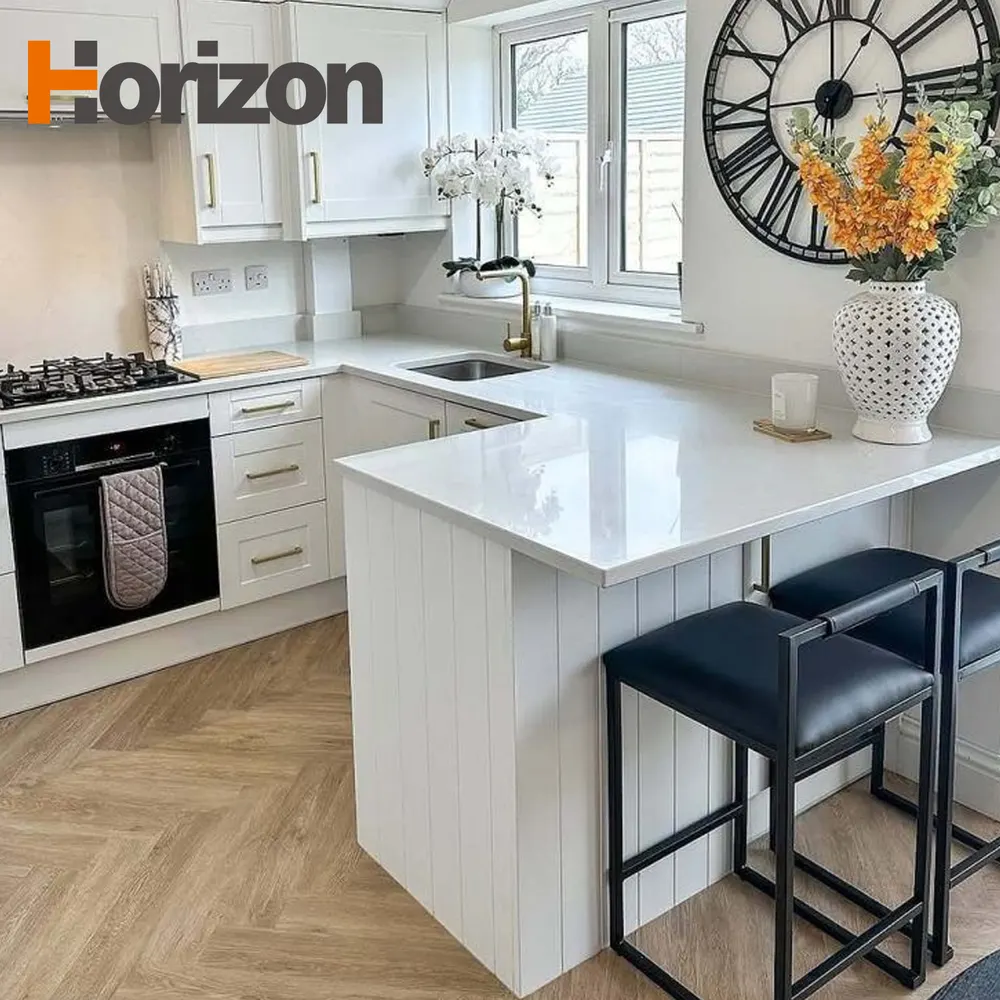 White Engineered Quartz Slab 3200x1600mm