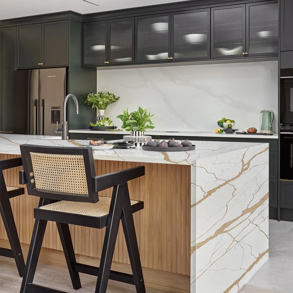 Calacatta Engineered Quartz Slab 3200x1600mm