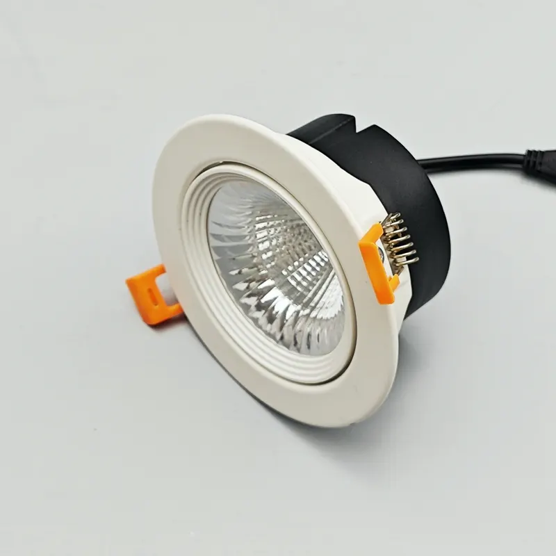 Adjustable Trimless Smart Recessed COB LED Downlight 5-15W