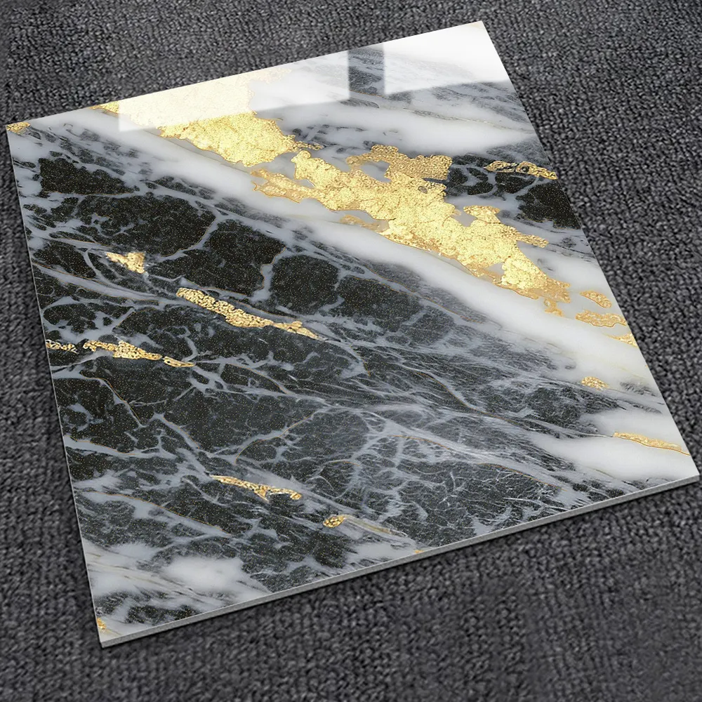 Marble-Look Porcelain Floor Tile 600x600mm