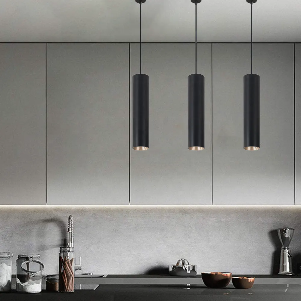 Round Metal LED Pendant Light 8-30W