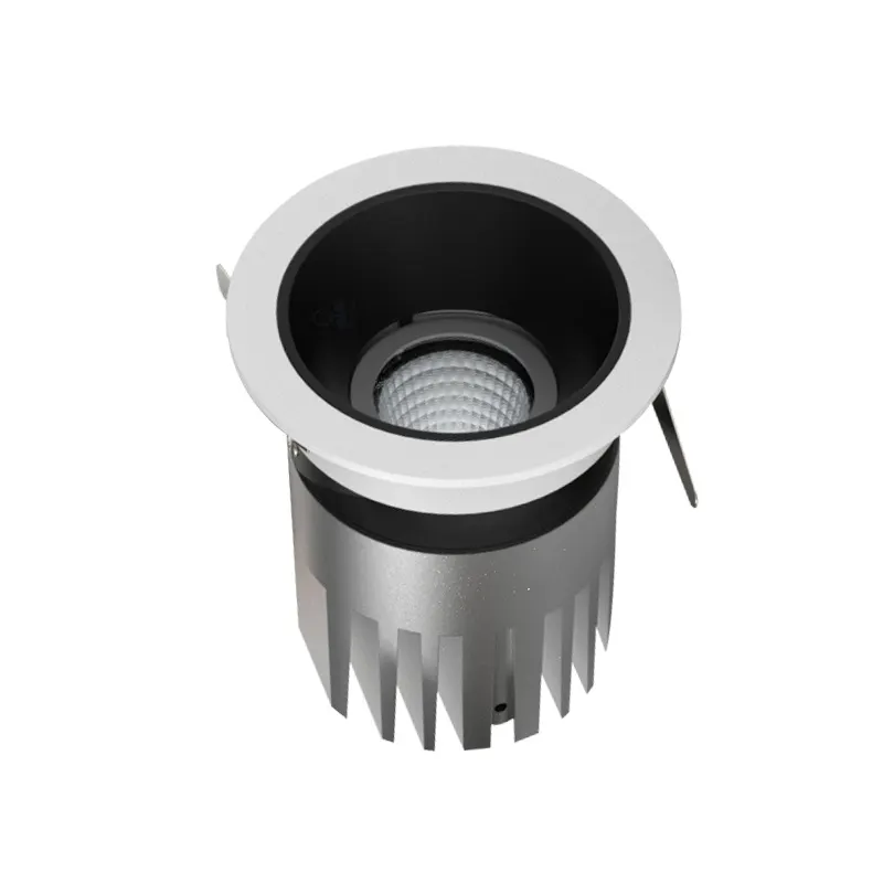 Anti-Glare Recessed Aluminum COB LED Downlight