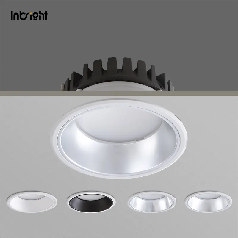 Anti-Glare Recessed Aluminum LED Downlight 15-42W
