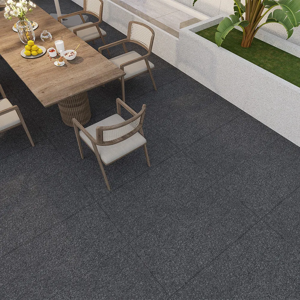 Non-Slip Stone-Look Matte Porcelain Outdoor Tile 600x600x20mm