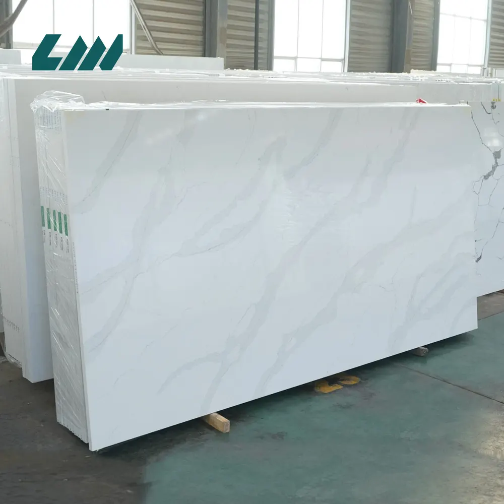 Calacatta Engineered Quartz Slab 3200x1600mm