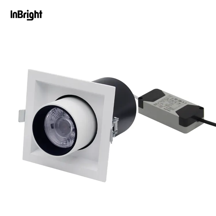 Dimmable Recessed Aluminum COB LED Downlight 7-35W