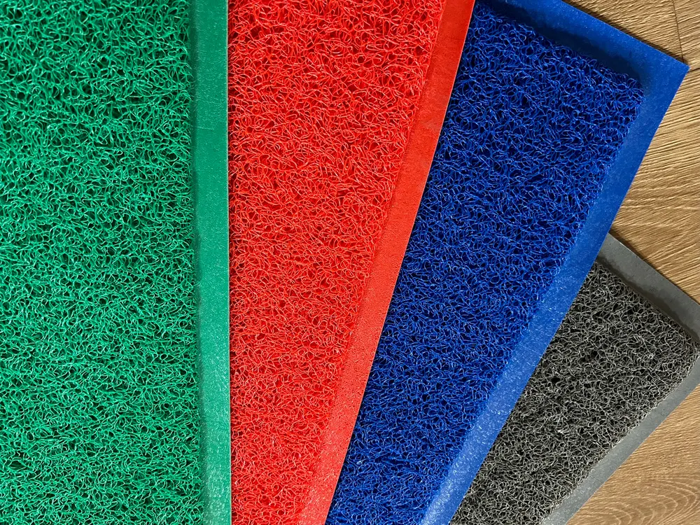 PVC Coil Anti-Fatigue Entrance Door Mat with PVC Backing