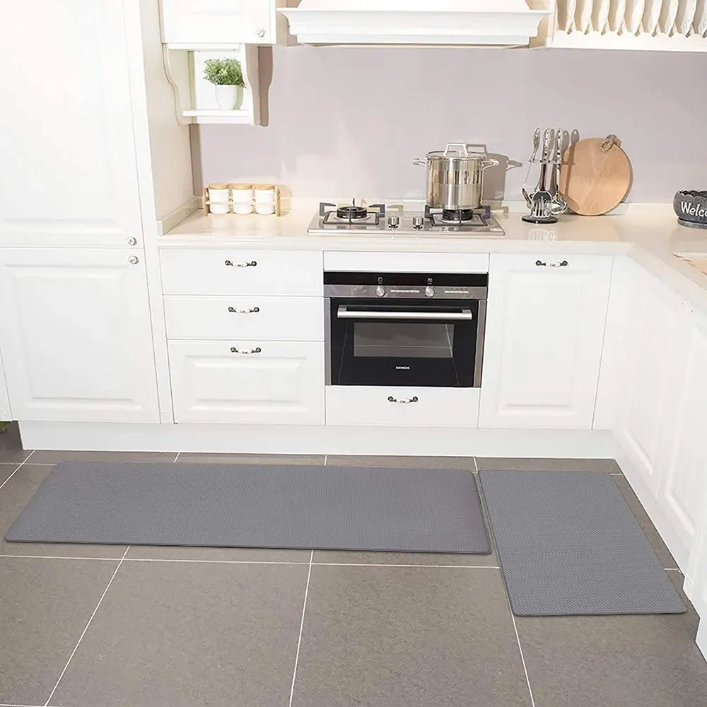 PVC Kitchen Floor Mat 44x70cm With PVC Backing