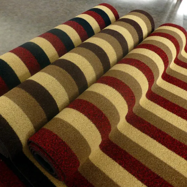 PVC Carpet Roll 4-7mm Thick With PVC Backing