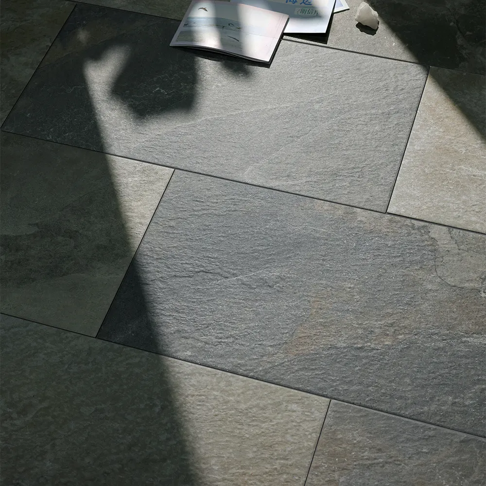 Non-Slip Stone-Look Matte Porcelain Swimming Pool Tile 300x600mm product sample
