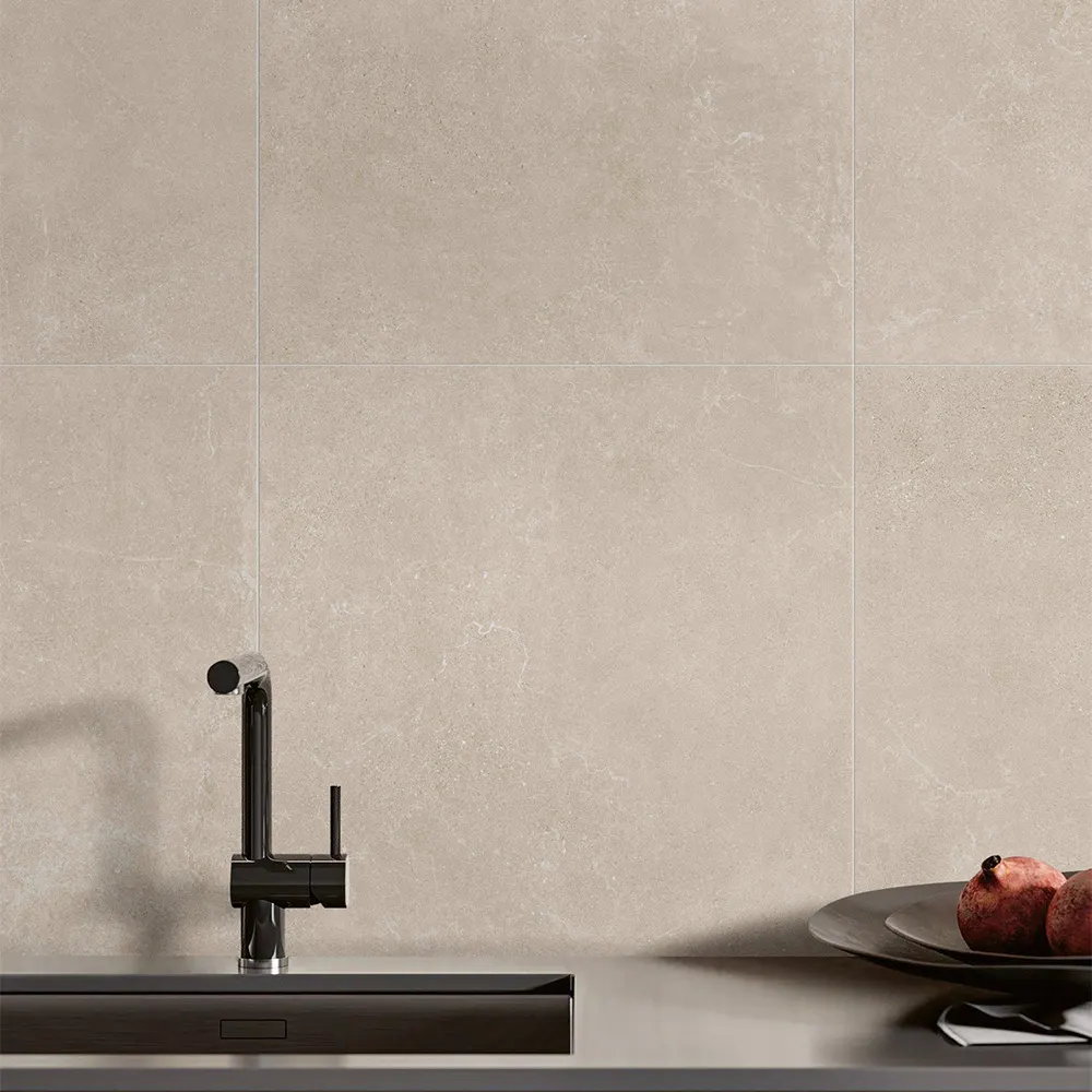Non-Slip Stone-Look Ceramic Wall And Floor Tile 600x600mm