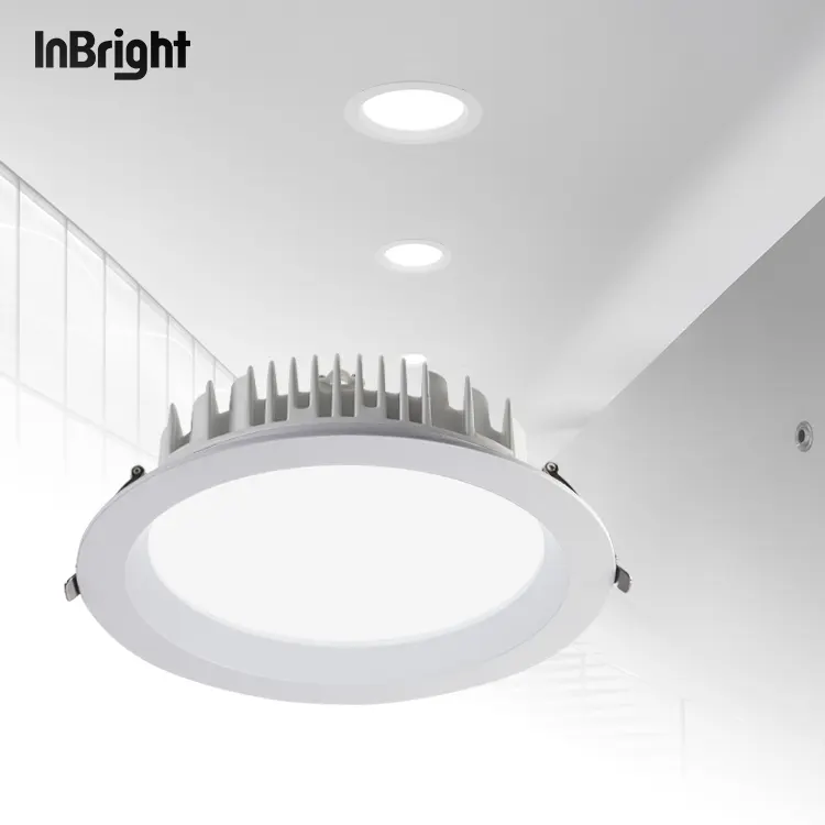 Dimmable Recessed Aluminum LED Downlight 15-40W IP20