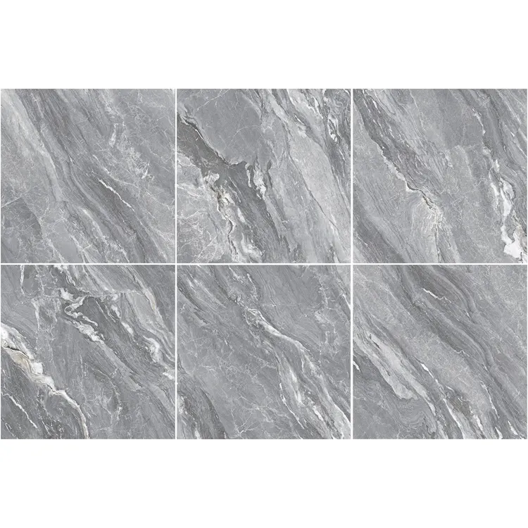 Non-Slip Stone-Look Polished Porcelain Wall And Floor Tile 600x600mm