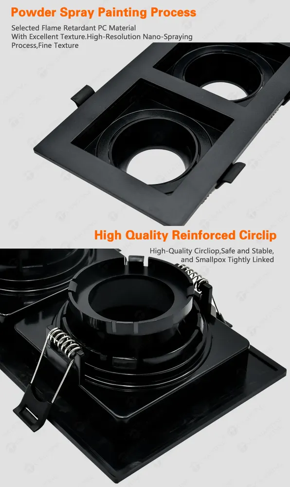 Surface-Mounted Plastic Downlight Housing MR16/GU10
